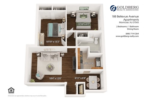 188 Bellevue Ave Studio-2 Beds Apartment for Rent - Photo Gallery 41